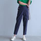 ゴールドボタンがスタイリッシュな雰囲気を演出！フロントボタンストレートパンツ | aquagarage | 詳細画像2 