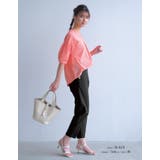 ゴールドボタンがスタイリッシュな雰囲気を演出！フロントボタンストレートパンツ | aquagarage | 詳細画像22 