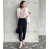 ゴールドボタンがスタイリッシュな雰囲気を演出！フロントボタンストレートパンツ | aquagarage | 詳細画像27 