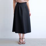 広がりすぎない大人っぽい美シルエット！リラクシーロングフレアスカート | aquagarage | 詳細画像2 
