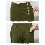 サイドにあしらったボタンがアクセント♪コーデュロイサイドボタンワイドパンツ | aquagarage | 詳細画像9 