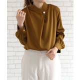 シンプルながら表情豊かに着映える!パールボタンブラウス | aquagarage | 詳細画像11