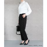 シンプルながら表情豊かに着映える!パールボタンブラウス | aquagarage | 詳細画像13