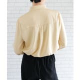 シンプルながら表情豊かに着映える!パールボタンブラウス | aquagarage | 詳細画像16