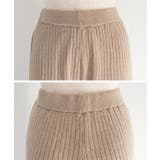 柔らかリブ編みでノンストレスな穿き心地!裾サイドボタンニットパンツ | aquagarage | 詳細画像19