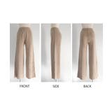 柔らかリブ編みでノンストレスな穿き心地!裾サイドボタンニットパンツ | aquagarage | 詳細画像22