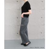 スカラップ仕上げの袖口が女性らしい柄編みサマーニットトップス | aquagarage | 詳細画像11