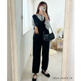 V×Uネックの前後2wayサロペット | aquagarage | 詳細画像4