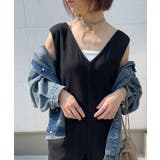 V×Uネックの前後2wayサロペット | aquagarage | 詳細画像8