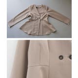 ノーカラーウエストシェイプペプラムジャケット 春 秋 M | aquagarage | 詳細画像21 