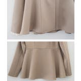 ノーカラーウエストシェイプペプラムジャケット 春 秋 M | aquagarage | 詳細画像22 