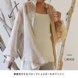品ある艶と透け感が魅力のボリューム袖シアーシャツ | aquagarage | 詳細画像15