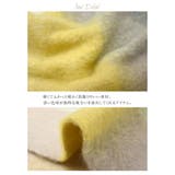 ぽわんとしたフリンジと色合いが可愛いチェック柄マフラー | aquagarage | 詳細画像5
