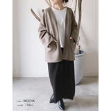 さらりと羽織れて程よいきちんと感。ポンチ生地のミドルジャケッ | aquagarage | 詳細画像18
