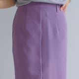 裾のスリットデザインで足さばきも◎ハイウエストタイトスカート | aquagarage | 詳細画像13