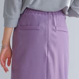 裾のスリットデザインで足さばきも◎ハイウエストタイトスカート | aquagarage | 詳細画像14