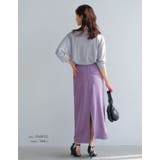 裾のスリットデザインで足さばきも◎ハイウエストタイトスカート | aquagarage | 詳細画像18