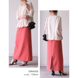 裾のスリットデザインで足さばきも◎ハイウエストタイトスカート | aquagarage | 詳細画像20