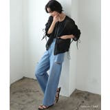 トレンドを着こなせるダメージストレートデニムパンツ | aquagarage | 詳細画像2