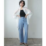 トレンドを着こなせるダメージストレートデニムパンツ | aquagarage | 詳細画像3