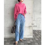 トレンドを着こなせるダメージストレートデニムパンツ | aquagarage | 詳細画像5