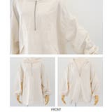 軽快で動きやすく程よいオーバーシルエットのナイロンアノラックパーカー | aquagarage | 詳細画像20