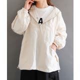 軽快で動きやすく程よいオーバーシルエットのナイロンアノラックパーカー | aquagarage | 詳細画像3