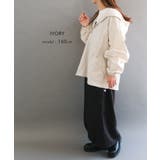 軽快で動きやすく程よいオーバーシルエットのナイロンアノラックパーカー | aquagarage | 詳細画像5