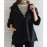 軽快で動きやすく程よいオーバーシルエットのナイロンアノラックパーカー | aquagarage | 詳細画像7