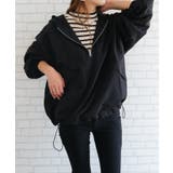 軽快で動きやすく程よいオーバーシルエットのナイロンアノラックパーカー | aquagarage | 詳細画像8