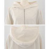 軽快で動きやすく程よいオーバーシルエットのナイロンアノラックパーカー | aquagarage | 詳細画像15