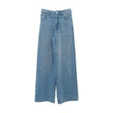 サックス | 足長効果抜群!トレンドのセミワイドパンツ | aquagarage