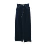 インディゴ | 足長効果抜群!トレンドのセミワイドパンツ | aquagarage