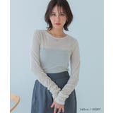袖シャーリングフラッフィーシアートップス | aquagarage | 詳細画像6 