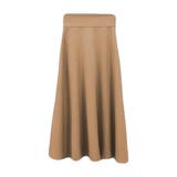 グレージュ | ジョーゼットハイウエストボリュームフレアスカート | aquagarage