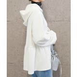 ダンボールニットペプラムパーカー | aquagarage | 詳細画像4