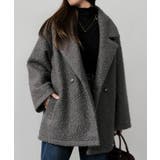 フェイクリングウールダブルテーラードコート 秋 冬 M | | aquagarage | 詳細画像11 