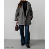 フェイクリングウールダブルテーラードコート 秋 冬 M | | aquagarage | 詳細画像13 