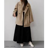 フェイクリングウールダブルテーラードコート 秋 冬 M | | aquagarage | 詳細画像10 