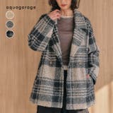 フェイクリングウールダブルテーラードコート 秋 冬 M | | aquagarage | 詳細画像1 