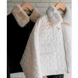 ハートキルトファーカラーショートブルゾン 秋 冬 M | aquagarage | 詳細画像2