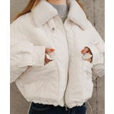 ハートキルトファーカラーショートブルゾン 秋 冬 M | aquagarage | 詳細画像13