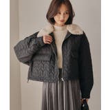 ハートキルトファーカラーショートブルゾン 秋 冬 M | aquagarage | 詳細画像4