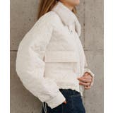 ハートキルトファーカラーショートブルゾン 秋 冬 M | aquagarage | 詳細画像9