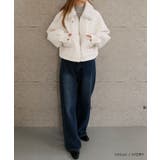 ハートキルトファーカラーショートブルゾン 秋 冬 M | aquagarage | 詳細画像10