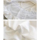 バルーンペプラムフレンチトップス レディース 春 夏 秋 M | aquagarage | 詳細画像12
