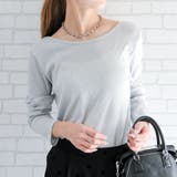 シルバー | 2wayラメカットソー 春 夏 秋 M レディース | aquagarage