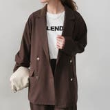 ブラウン | テーラードジャケット レディース | aquagarage