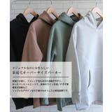 ヘビーウエイト裏起毛オーバーサイズパーカー 秋 冬 M L レディース | aquagarage | 詳細画像2 