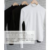 ストレッチフリースハイネックトップス  M L LL 長袖 レディース | aquagarage | 詳細画像2 